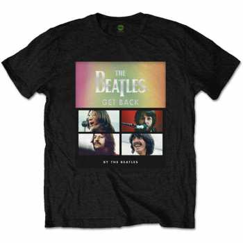 Merch The Beatles: Tričko Album Faces Gradient  XXL
