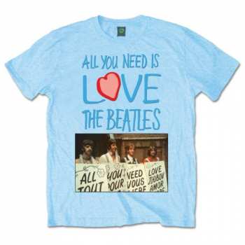 Merch The Beatles: Tričko All You Need Is Love Play Cards  XL