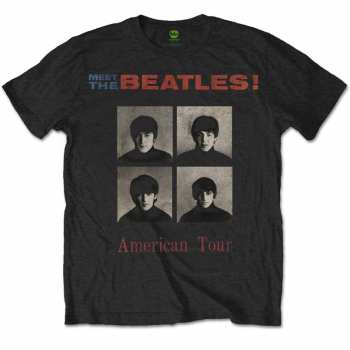 Merch The Beatles: Tričko American Tour 1964  M