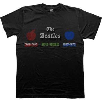 Merch The Beatles: Tričko Apple Years Red & Blue