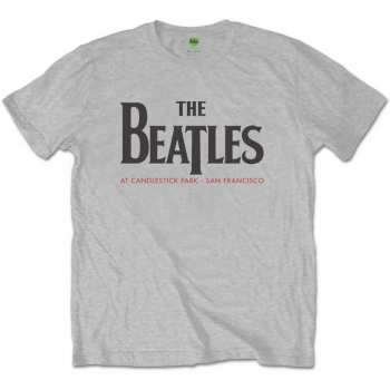 Merch The Beatles: The Beatles Unisex T-shirt: Candlestick Park (back Print) (small) S
