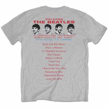 Merch The Beatles: The Beatles Unisex T-shirt: Candlestick Park (back Print) (x-large) XL