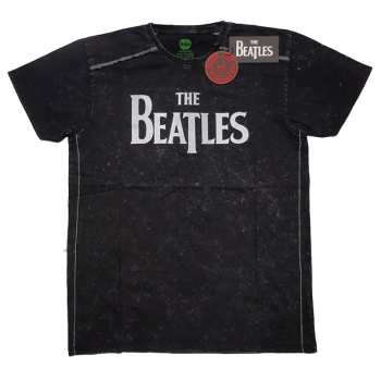 Merch The Beatles: Tričko Drop T Logo The Beatles  M