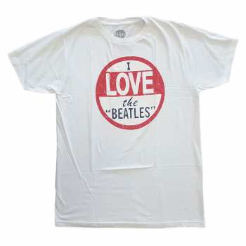 Merch The Beatles: Tričko I Love  XXL