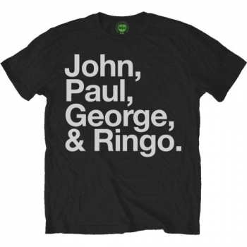 Merch The Beatles: Tričko John, Paul, George & Ringo 