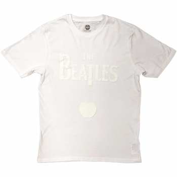 Merch The Beatles: The Beatles Unisex T-shirt: Logo & Apple (hi-build) (xx-large) XXL