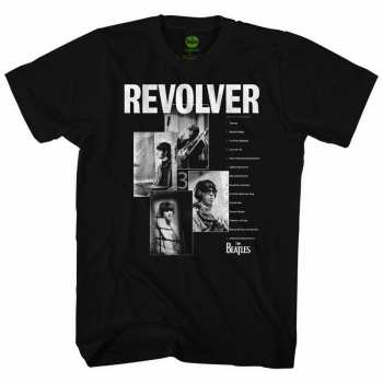 Merch The Beatles: The Beatles Unisex T-shirt: Revolver Tracklist (small) S