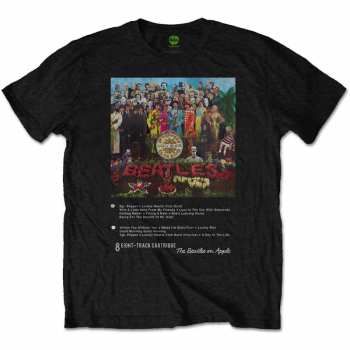 Merch The Beatles: Tričko Sgt Pepper 8 Track  XL