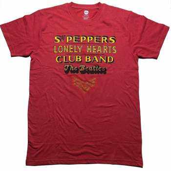 Merch The Beatles: The Beatles Unisex T-shirt: Sgt Pepper Stacked (diamante) (medium) M