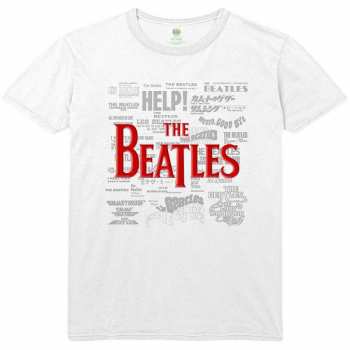 Merch The Beatles: Tričko Titles & Logo The Beatless M