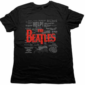 Merch The Beatles: Tričko Titles & Logo The Beatless L