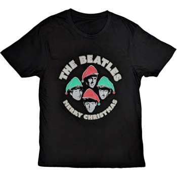 Merch The Beatles: The Beatles Unisex T-shirt: Xmas Hats (large) L