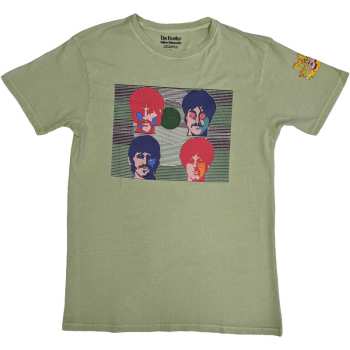 Merch The Beatles: The Beatles Unisex T-shirt: Yellow Submarine Magic Piano (back Print) (x-large) XL