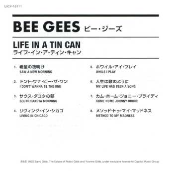 CD Bee Gees: Life In A Tin Can = ライフ・イン・ア・ティン・キャン 532684