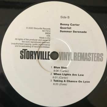 LP The Benny Carter Quartet: Summer Serenade 363503