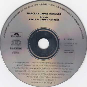 CD Barclay James Harvest: The Best Of Barclay James Harvest 4236