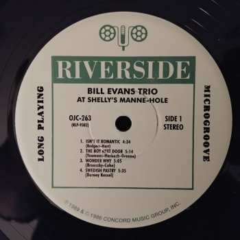 LP The Bill Evans Trio: Bill Evans Trio At Shelly's Manne-Hole 46529