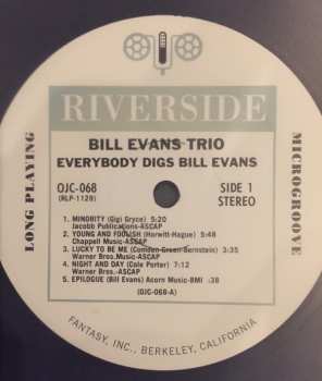 LP The Bill Evans Trio: Everybody Digs Bill Evans 241689