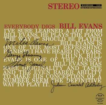 CD The Bill Evans Trio: Everybody Digs Bill Evans