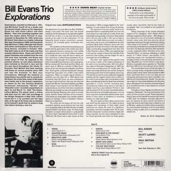 LP The Bill Evans Trio: Explorations LTD 137621
