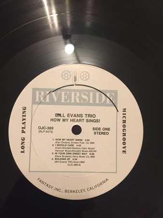 LP The Bill Evans Trio: How My Heart Sings 452954