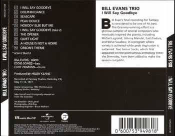 CD The Bill Evans Trio: I Will Say Goodbye 415279
