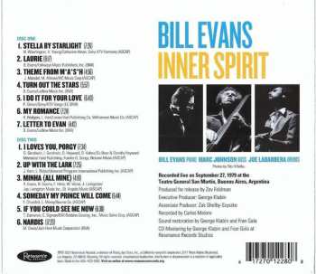 2CD The Bill Evans Trio: Inner Spirit: The 1979 Concert At Teatro General San Martín, Buenos Aires 441201