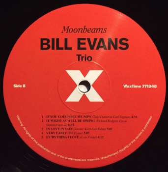 LP The Bill Evans Trio: Moon Beams LTD 120548