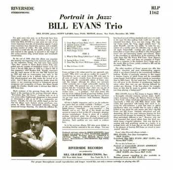 CD The Bill Evans Trio: Portrait In Jazz 115733