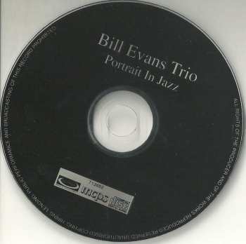 CD The Bill Evans Trio: Portrait In Jazz 292823