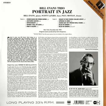 LP/CD The Bill Evans Trio: Portrait In Jazz 386244