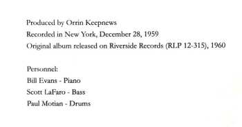 LP The Bill Evans Trio: Portrait In Jazz