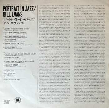 LP The Bill Evans Trio: Portrait In Jazz CLR