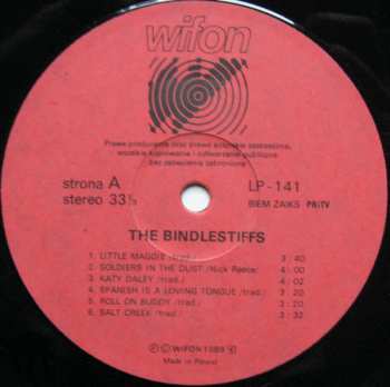 LP The Bindlestiffs: The Bindlestiffs 123807