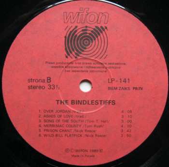 LP The Bindlestiffs: The Bindlestiffs 123807
