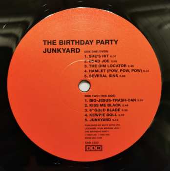 LP/CD/SP The Birthday Party: Junkyard 312523