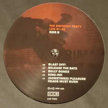 2LP/CD The Birthday Party: Live 81-82 73238