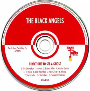 CD The Black Angels: Directions To See A Ghost
