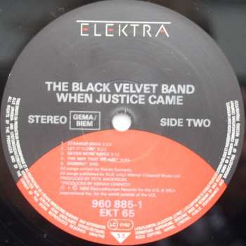 LP The Black Velvet Band: When Justice Came 178031