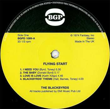LP The Blackbyrds: Flying Start 335728