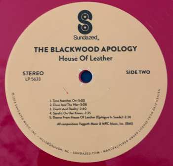 LP The Blackwood Apology: House Of Leather LTD | CLR 480429