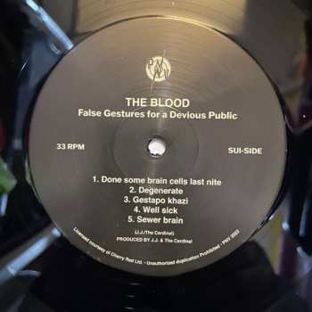 LP The Blood: False Gestures For A Devious Public 461020