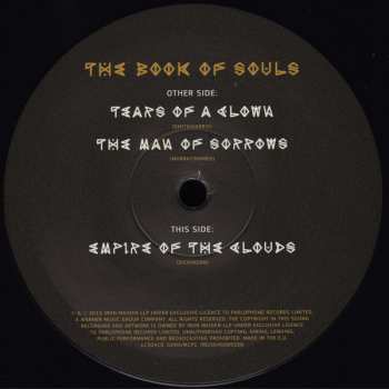 3LP Iron Maiden: The Book Of Souls LTD