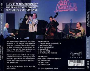 CD The Brian Swartz Quartet: Live At The Jazz Bakery 440534