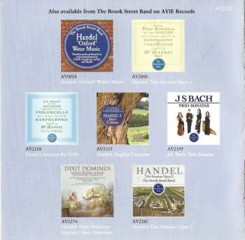 CD The Brook Street Band: Sonatas For Viola Da Gamba And Harpsichord (Transcribed For Cello) 469743