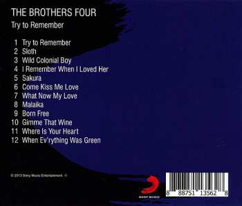 CD The Brothers Four: Try To Remember