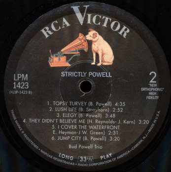 LP The Bud Powell Trio: Strictly Powell 332770