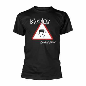 Merch The Business: Tričko Drinkin + Drivin (black) XXL