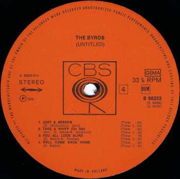 2LP The Byrds: (Untitled)