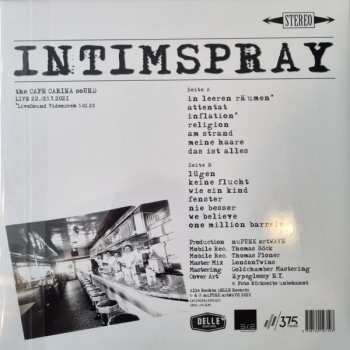 LP/CD Intimspray: The Cafe Carina Sound - Live 370271